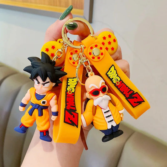 New Cartoon Riman Seven Dragon Ball Series Keychain Personalized Student Bag Pendant Gift Cross border Foreign Trade Pop