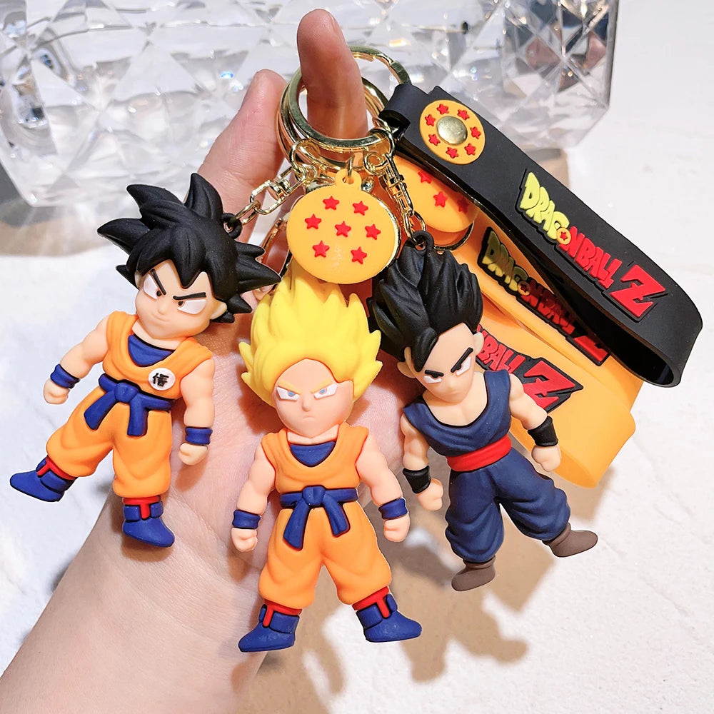 New Cartoon Riman Seven Dragon Ball Series Keychain Personalized Student Bag Pendant Gift Cross border Foreign Trade Pop