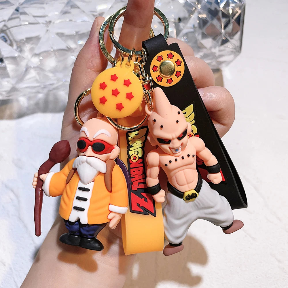 New Cartoon Riman Seven Dragon Ball Series Keychain Personalized Student Bag Pendant Gift Cross border Foreign Trade Pop